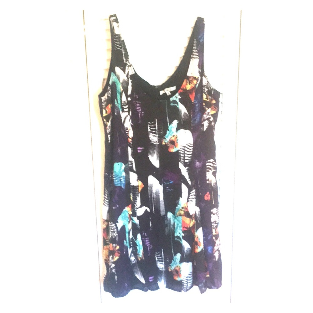 Multi colored Pleated dress.